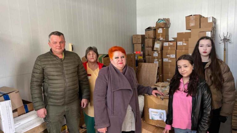 В рамках співпраці БФ «Мф.7:7» та МКУ ім. П. Орлика передано гуманітарну допомогу до Миколаївської Міської лікарні №1