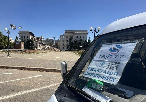 БО БФ «Мф.7:7» проводить евакуацію цивільних із зон активних обстрілів та бойових дій